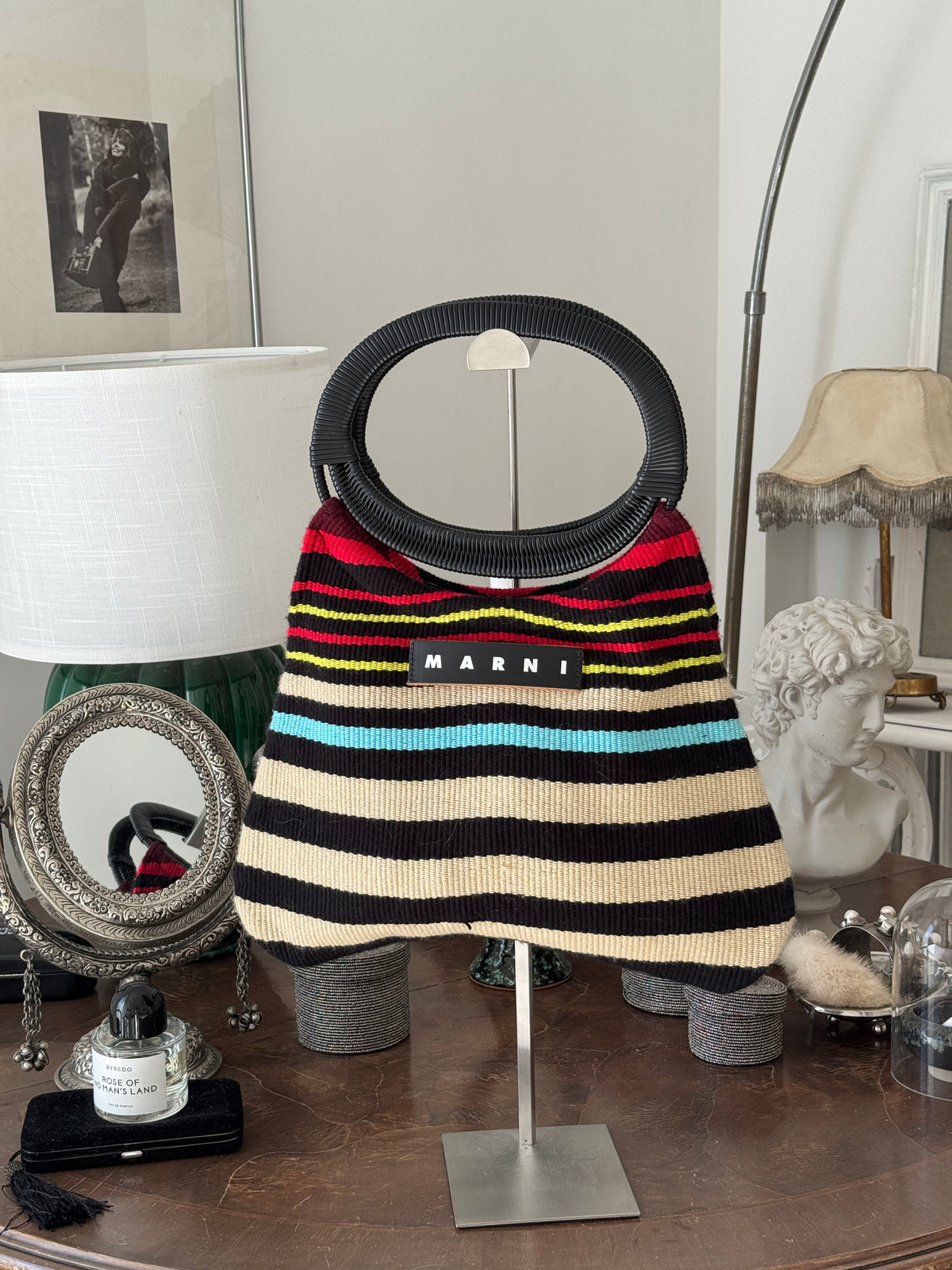 Colorful Striped Marni Shoulder Bag
