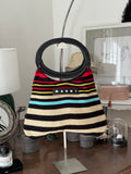 Colorful Striped Marni Shoulder Bag