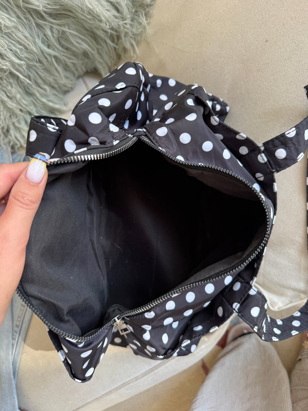 Polka Dot Bowling Bag