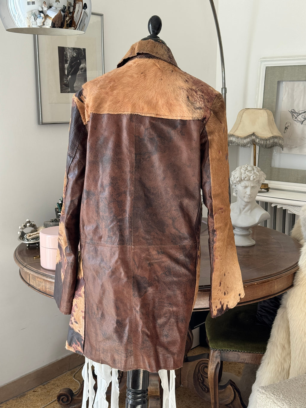 Brown Cow Hide Coat