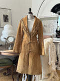 Morgan Suede Coat with Fringes