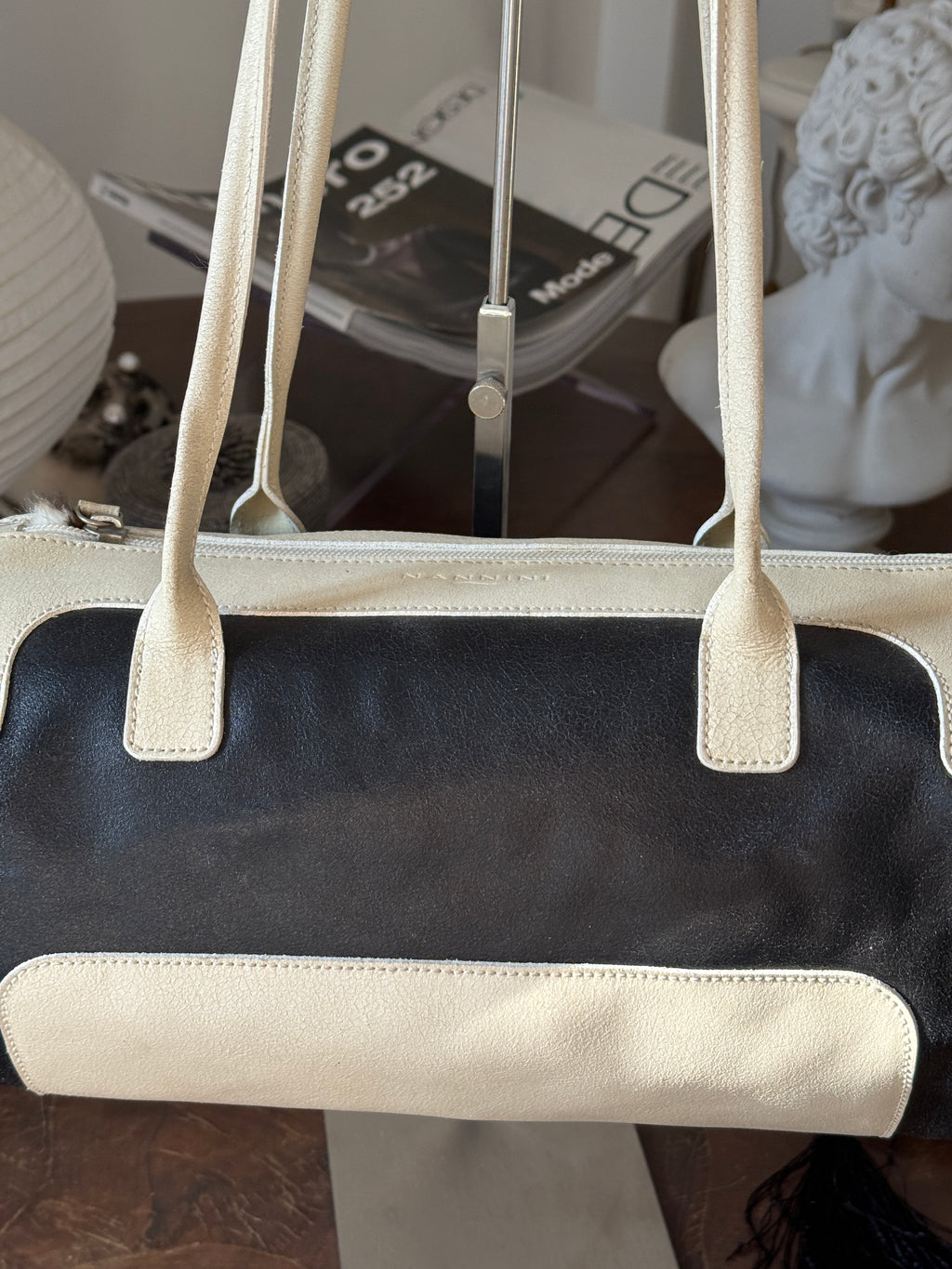 Black and White Bowling Bag