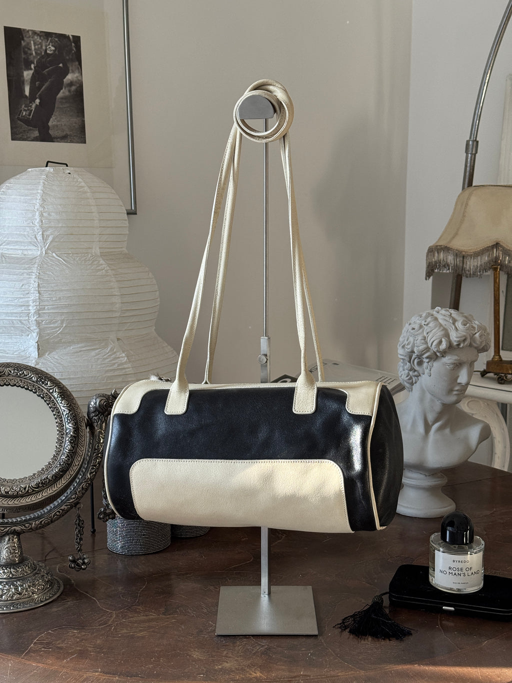 Black and White Bowling Bag