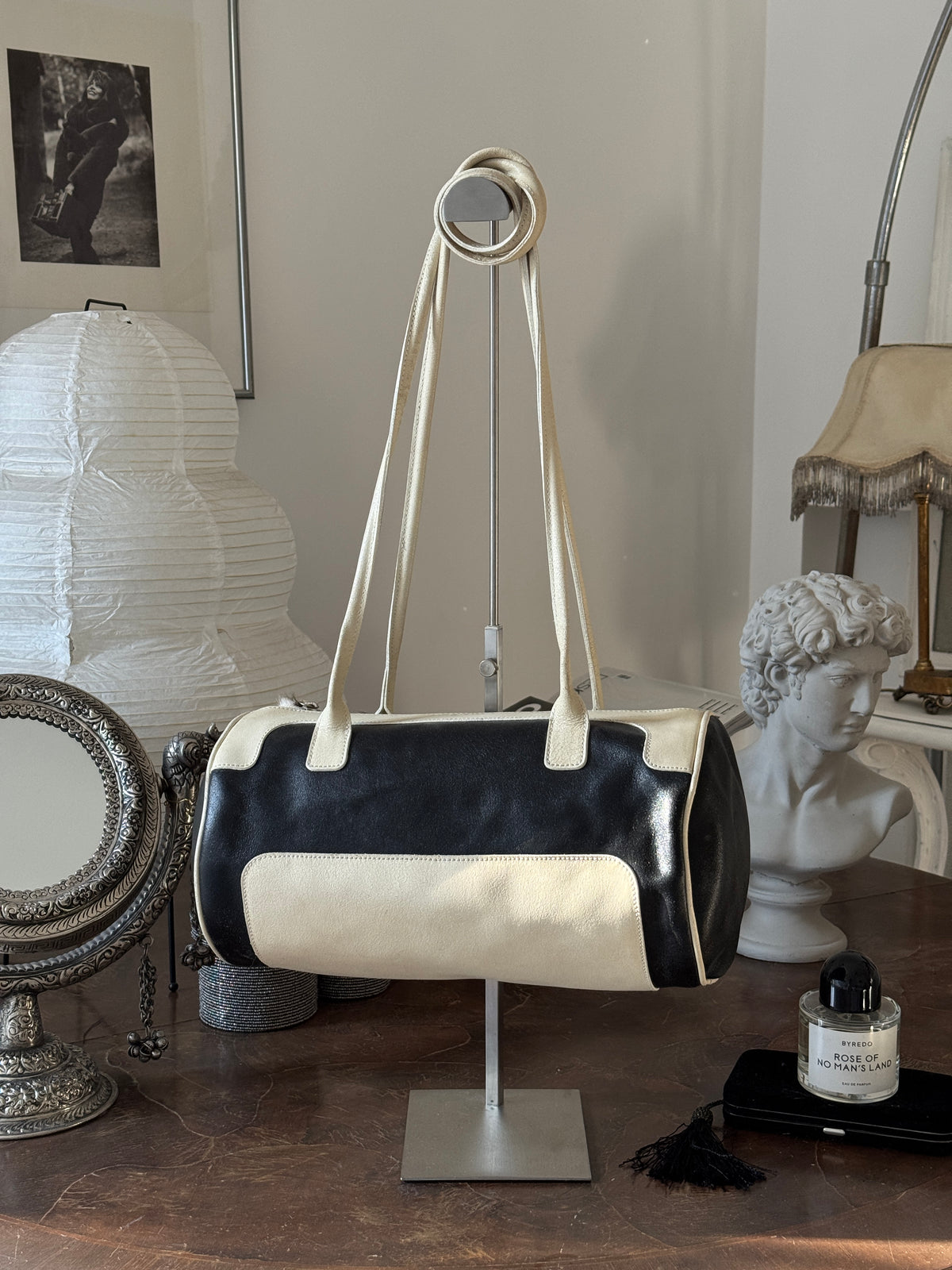 Black and White Bowling Bag