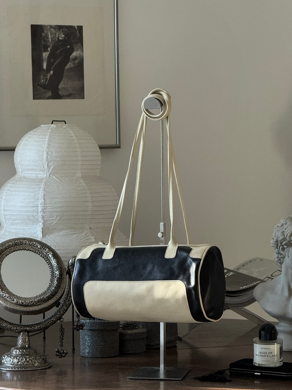 Black and White Bowling Bag