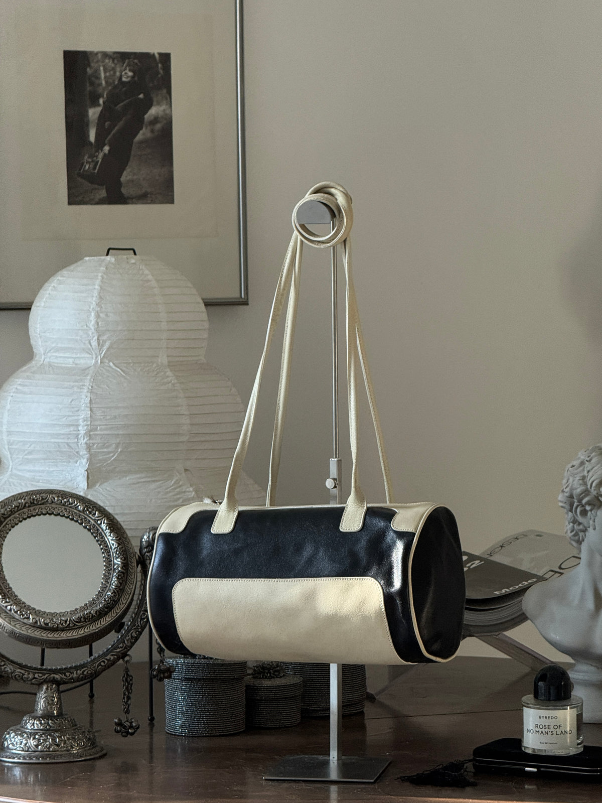 Black and White Bowling Bag