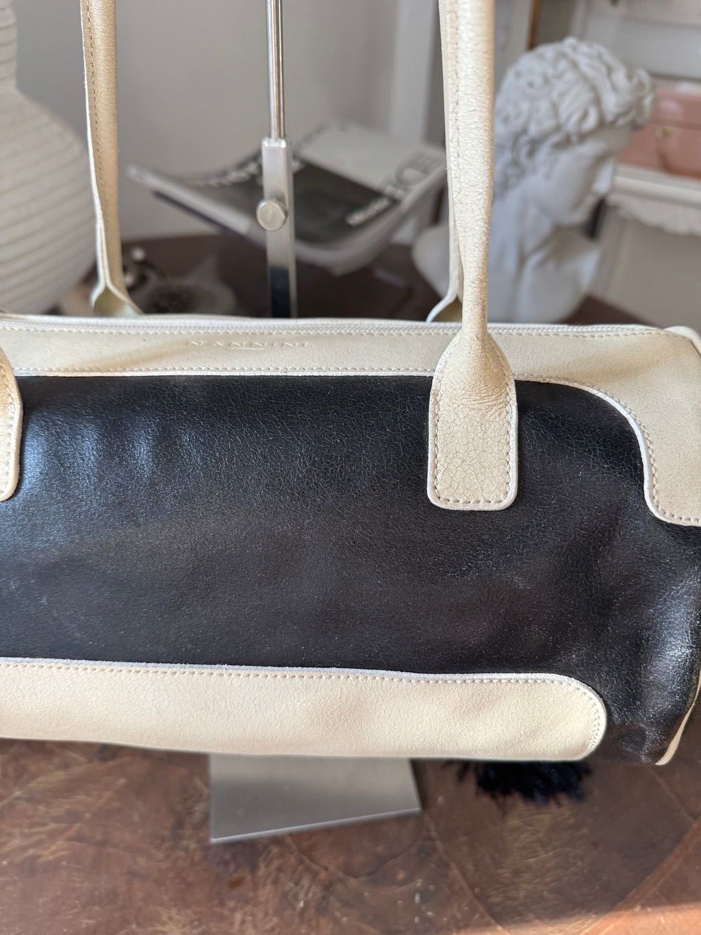 Black and White Bowling Bag