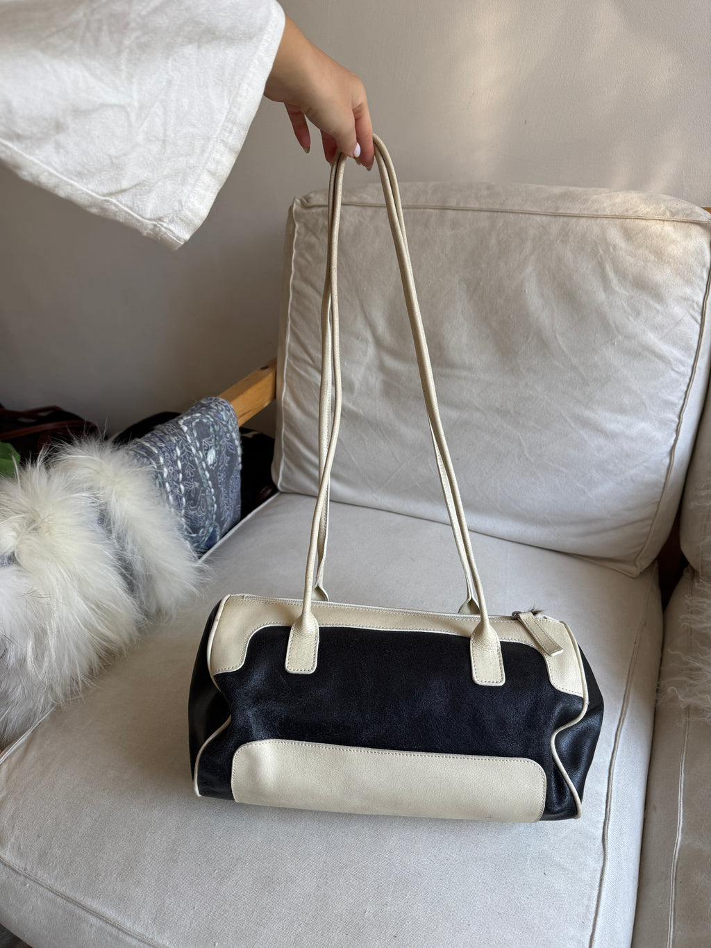 Black and White Bowling Bag