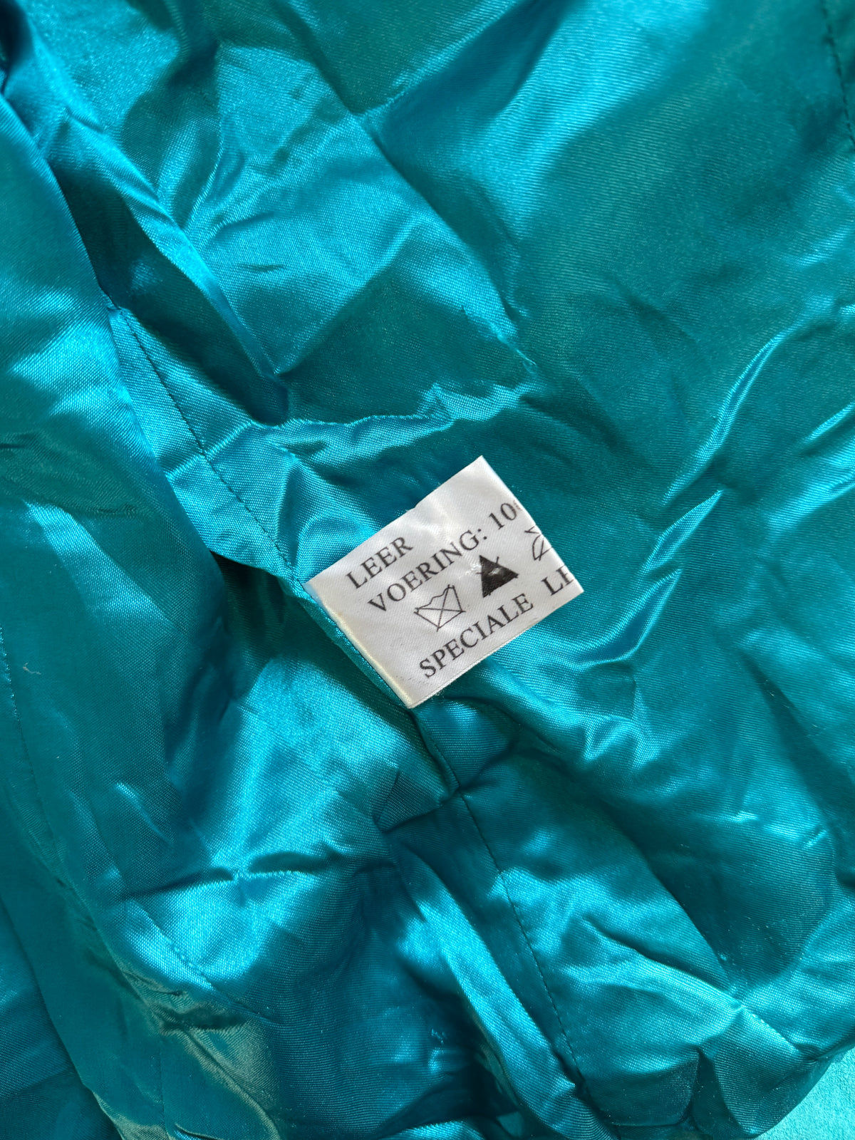 Turquoise Suede Jacket