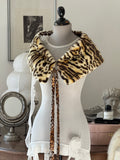 Brown Leo Faux Fur Collar