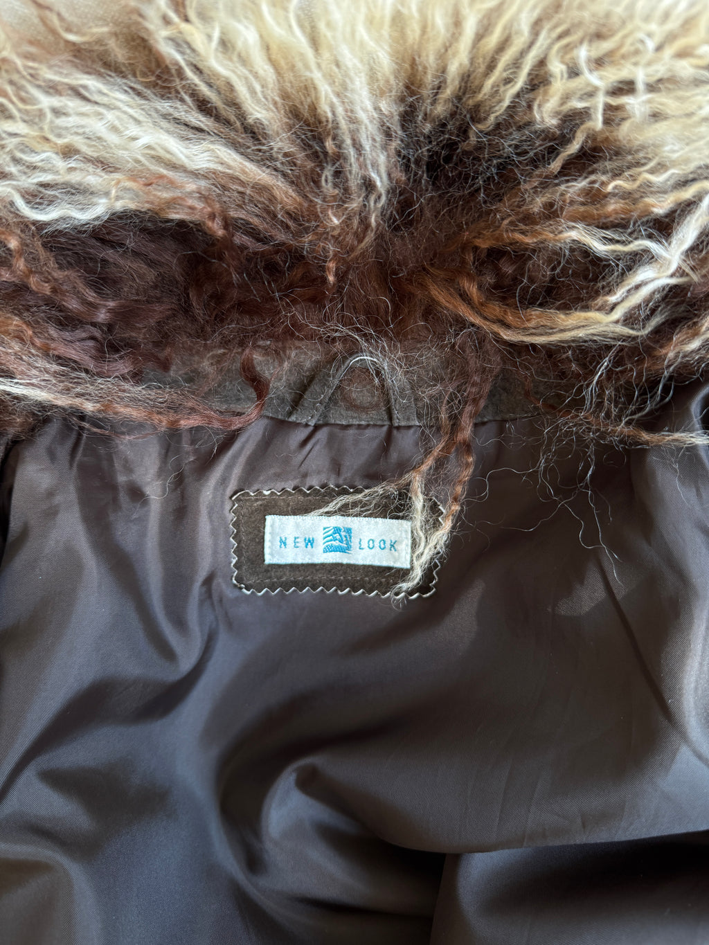 Afghan Leather Coat with Tibet Fur