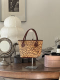 Polka Dot Bag with Pony Hair