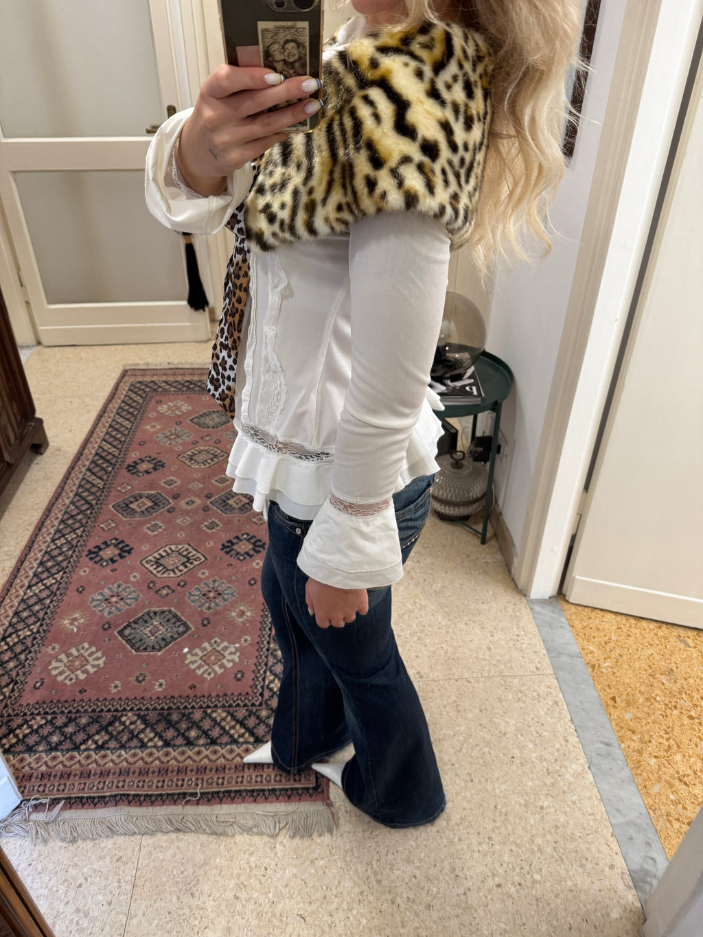 Brown Leo Faux Fur Collar