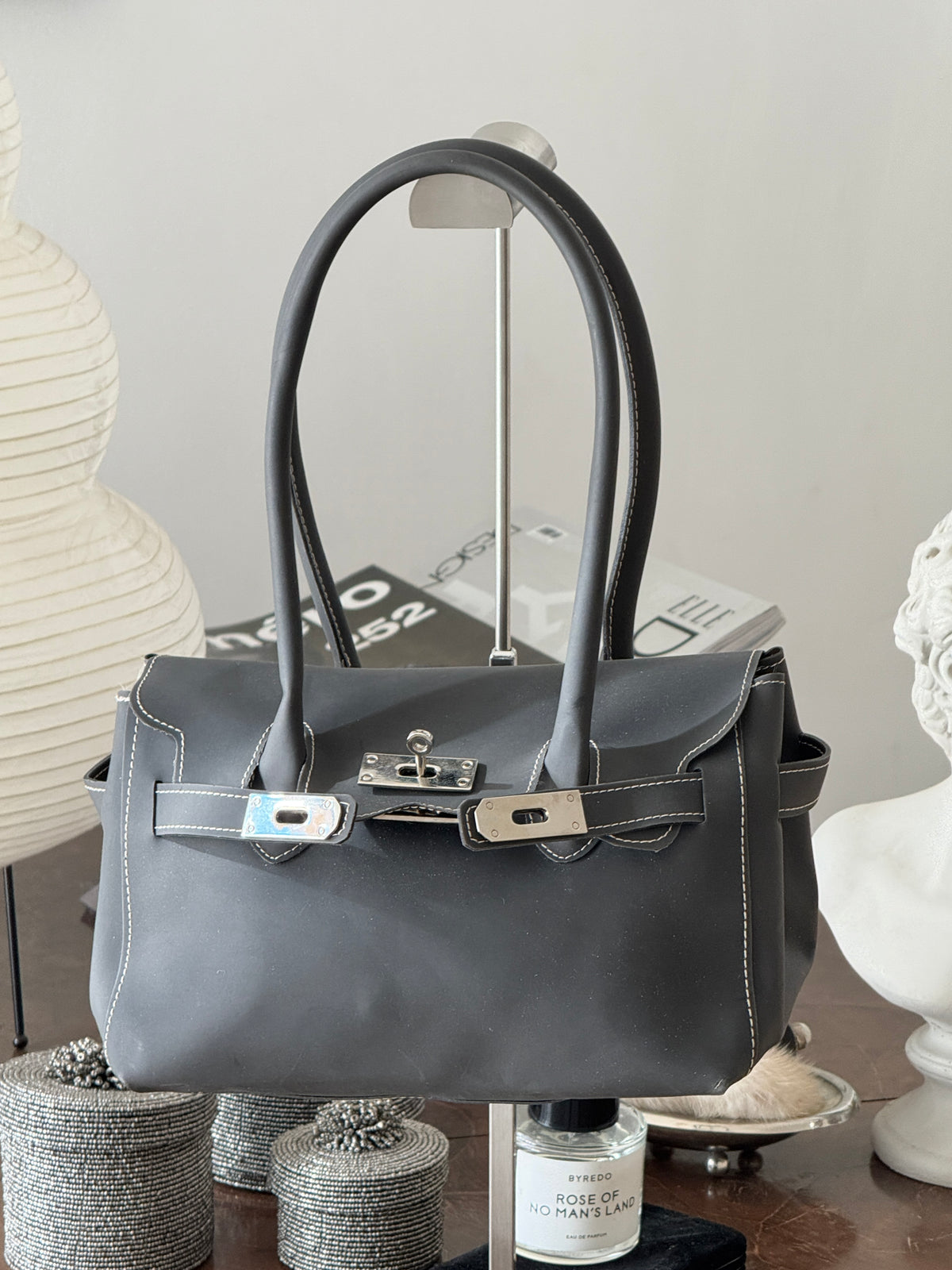 Grey Mini Firkin Bag