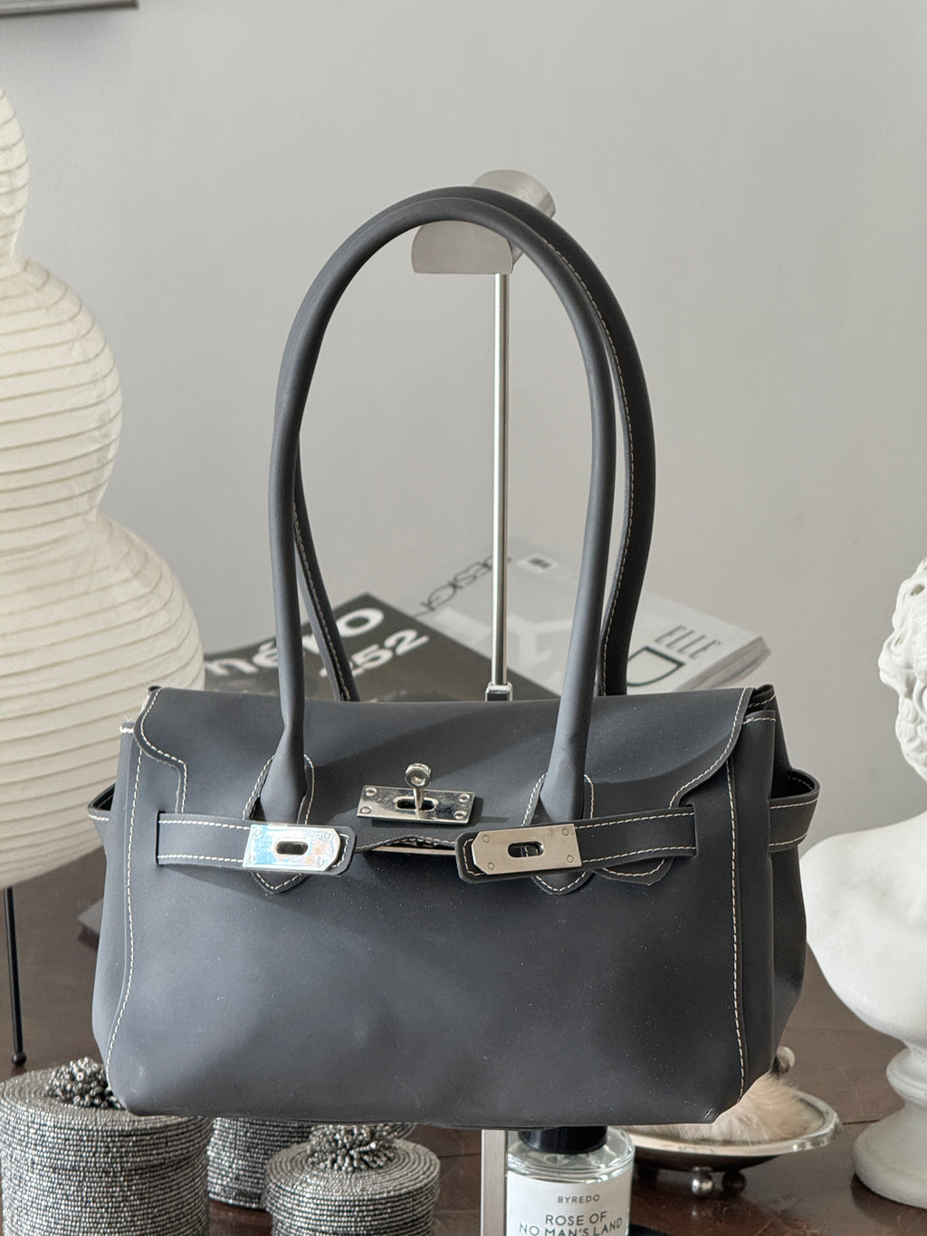 Grey Mini Firkin Bag