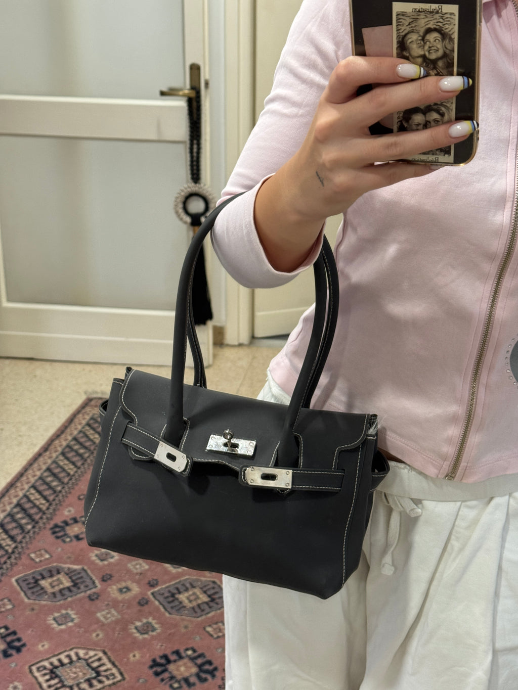 Grey Mini Firkin Bag